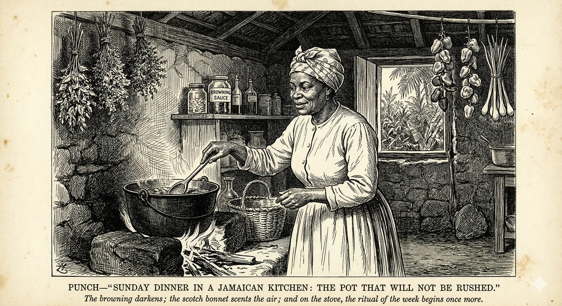 Curry Goat illustration