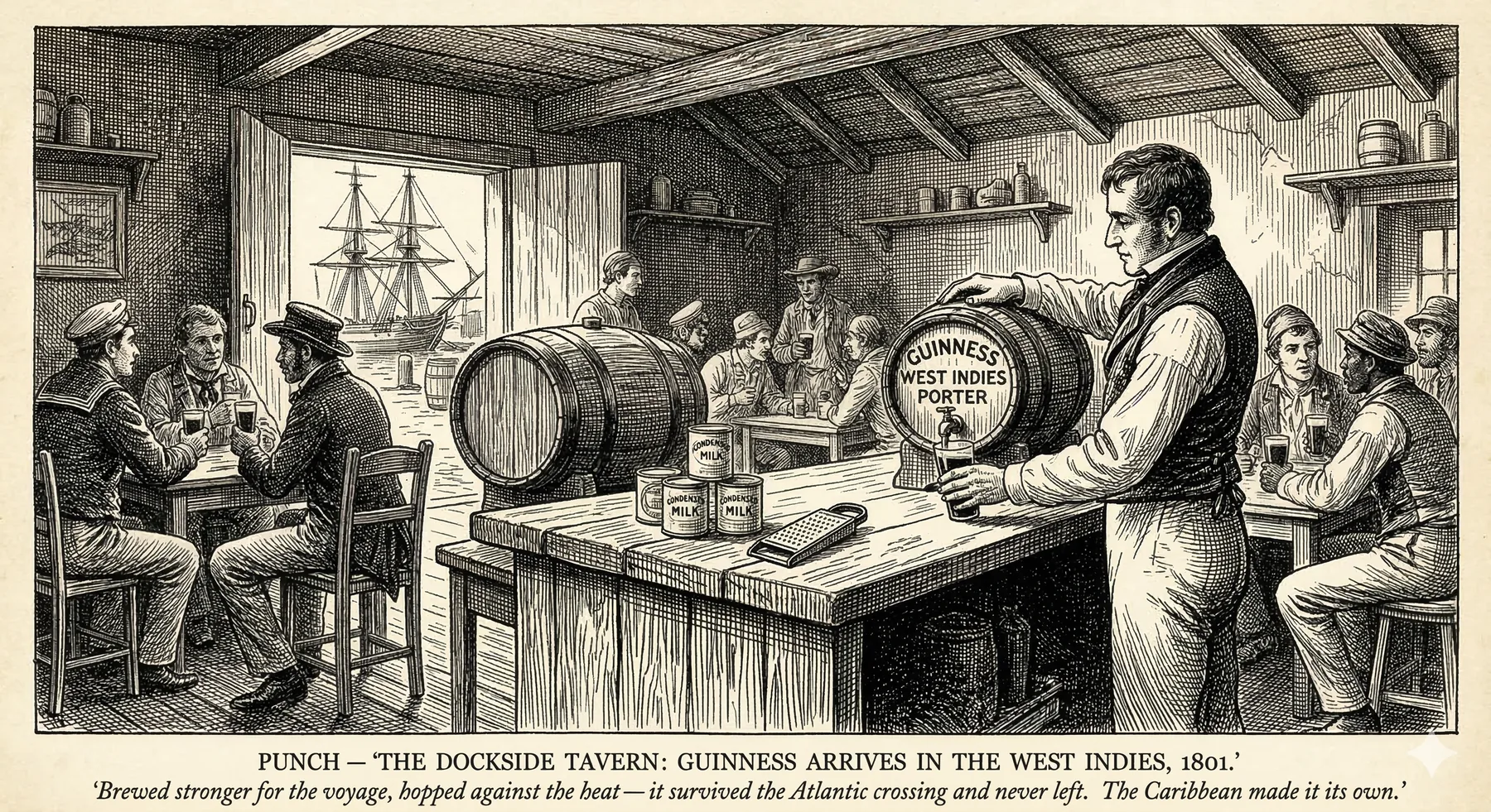 Guinness Punch illustration